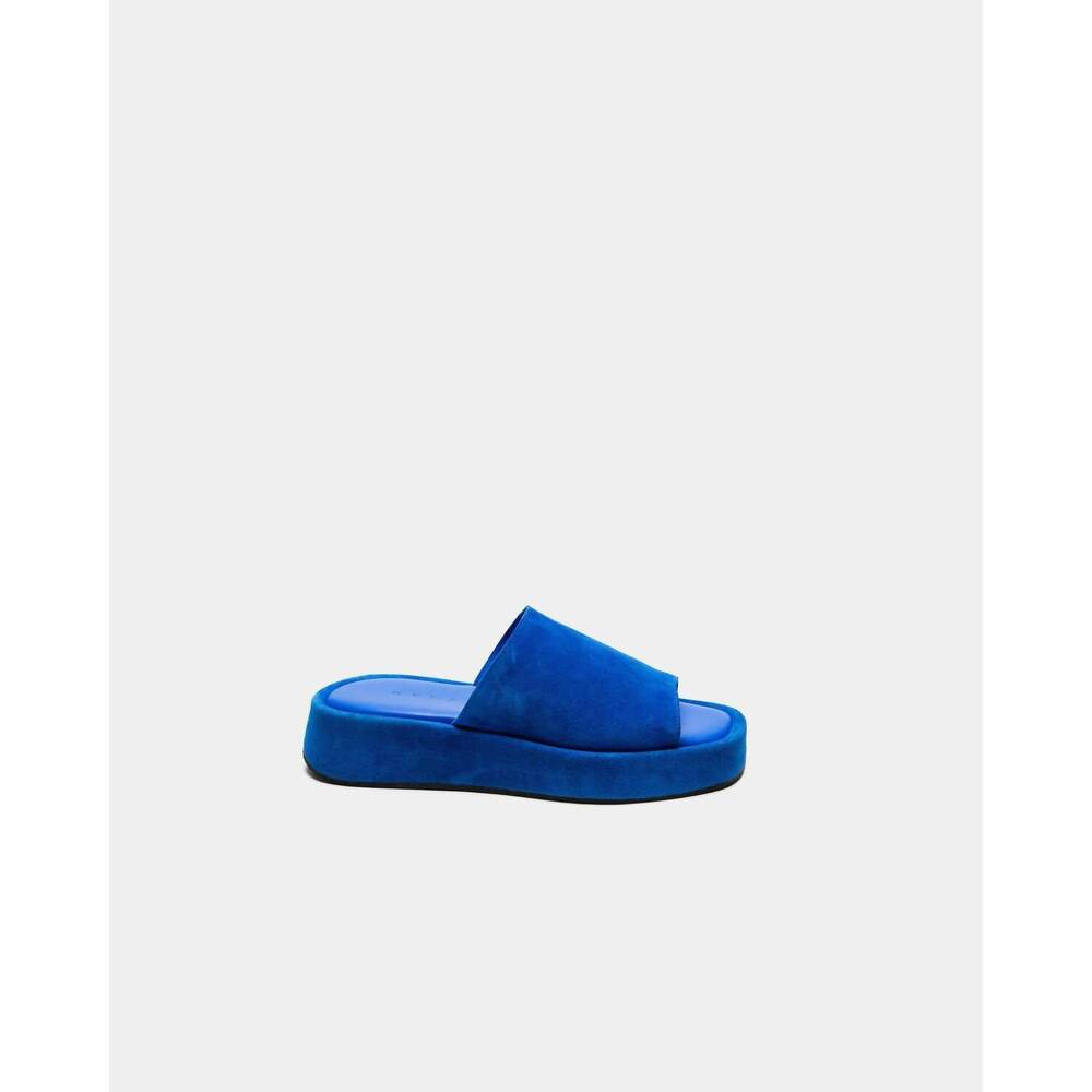 NEW KYMA women's kalymnos platform sandal in blue suede